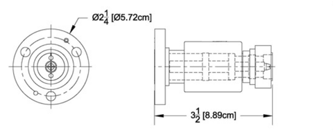 Reducer 7/8" Female Flange to DIN-716 Male