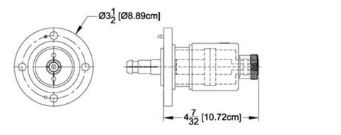 Reducer 1-5/8" Female Flange to DIN-716 Female