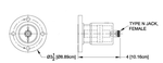 Reducer 1-5/8" Female to Type N Female
