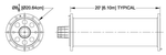 6-1/8" x 20 ft. Line Section, Flanged both ends