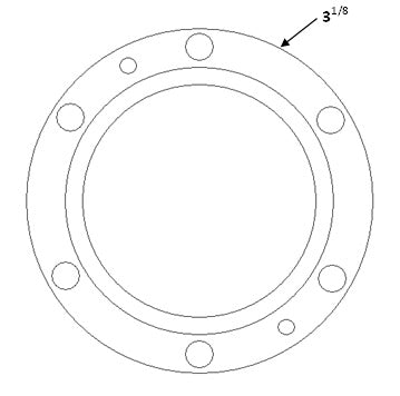 3-1/8" Cover Plate