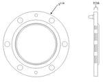 3-1/8" Field Flange (soft solder)