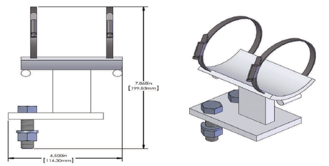 3-1/8" Fixed Hanger, Single Line