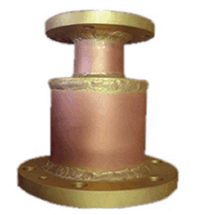 Reducer 3-1/8" Female to 1-5/8" Male Flanged
