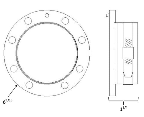 4-1/16" Field Flange (clamp type)