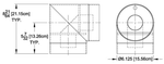 6-1/8" 90° Elbow, Unflanged