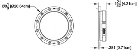 6-1/8" Field Flange (clamp type)