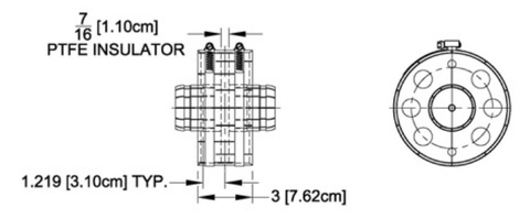 6-1/8" Unpressurized Coupling with Inner Conductor