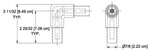 7/8", 90° Elbow, Unflanged