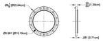 6-1/8" Fixed Flange