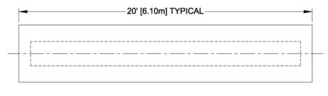 7/8" x 20 ft. Line Section, Unflanged